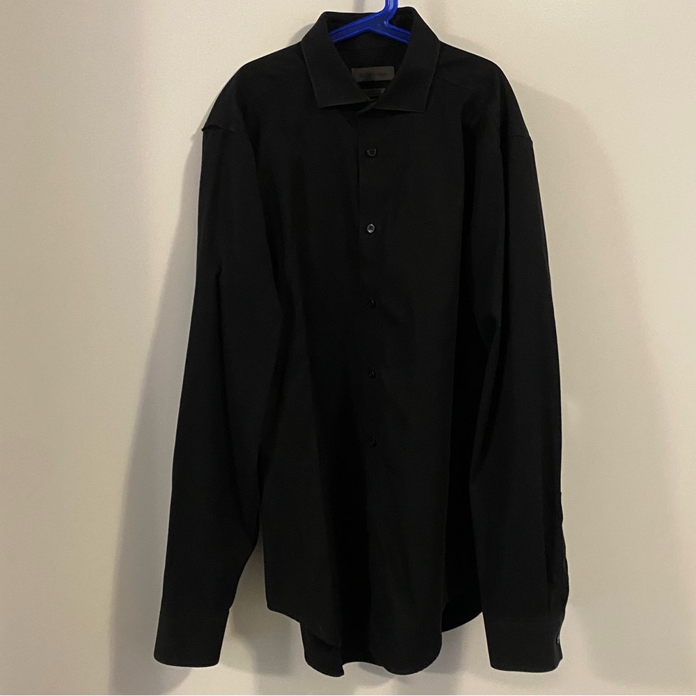 Black Calvin Klein Button Down Shirt